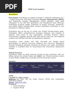 BPM Tools Analysis