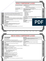 Mecha World Compendium Playbooks BW