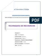 Seminaire de Recherche