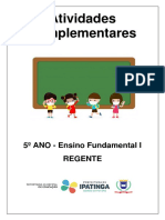 Atividade 5º Ano - Regente