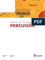 Cajita de Musica 5 Percusion Material de Apoyo