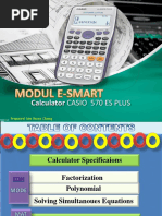 Calculator CASIO 570 ES PLUS: Prepared Lim Hwee Cheng