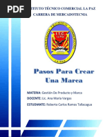 Pasos para Crear Una Marca