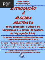 Introdução À Álgebra Abstrata Jaime Evaristo - Eduardo Perdigão