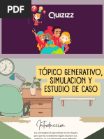 Tema - Tópico Generativo, Simulación y Estudio de Caso