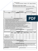 NR 33 - Permissão de Entrada e Trabalho - PET - Espaço Confinado