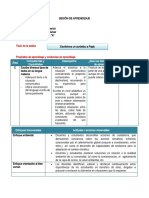 SESIÓN DE APRENDIZAJE 20 de Junio