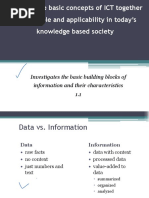 Explores The Basic Concepts of ICT Together With 1.1