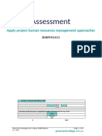 Assessment: Apply Project Human Resources Management Approaches