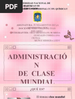 Administración de Clase Mundial