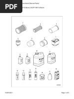 Title: Maintenance Items (Service Parts) Model Number: E35 Serial Number: A93K11001 & Above, AC2P11001 & Above