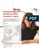 Afm Examiner's Report March June 2022