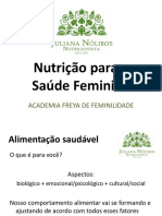 Nutrição para A Saúde Feminina