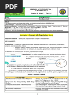 Sample VS. Population: in Statistics We Commonly Use The Terms Population and Sample