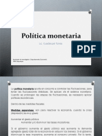 Politica Monetaria