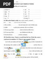 Review Past Simple Tense