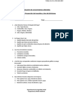 Evaluación Módulos de Prevención de Incendios y Manejo de Extintores