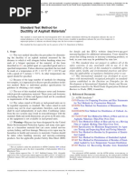 Ductility of Asphalt Materials: Standard Test Method For