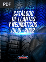 Catálogo de Llantas y Neumáticos Julio 2022 - Actualizado