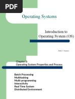 Operating Systems: Introduction To Operating System (OS)