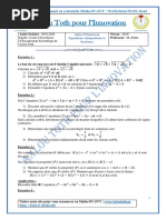 Serie Equations Inéquations Et Systèmes Cours de Renforcement 1S1 1S3 WWW - Axloutoth.sn