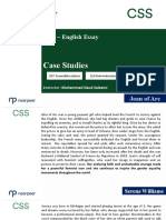 CSS - English Essay: Case Studies