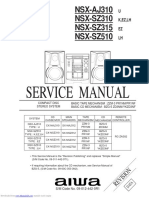 Service Manual: NSX-AJ310 NSX-SZ310 NSX-SZ315 NSX-SZ510