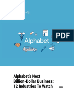 CB Insights - Industries Disrupted by Alphabet