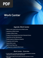 Work Center: Sap PP