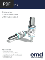 Neuroline: Disposable Cranial Perforator With Hudson End