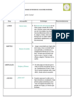 Actividades Maternal