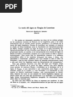 Adrados. La Teoría Del Signo en Gorgias