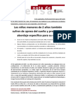 SEPAR NP Diagnosis y Tratamiento Apnea Obstructiva Del Sueño en Niños (17 Sept 19)