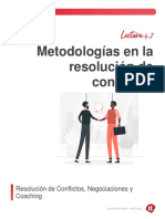 Lectura 4.2 Metodologías en La Resolución de Conflictos