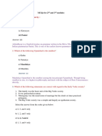 Ashtadhyayi Was Written By:: Mcqs For 2 and 3 Modules