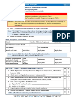 Working Aloft Risk Assessment