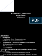 4-Les Composants Photovoltaïque Autonome