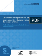 La Dimension Epistemica de La Imagen UNLP