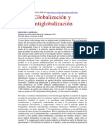 Castells. Globalización Antiglobalización