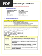 5 2º S MAT Ordenamos Cantidades de Plantas