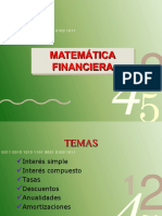 Matemática Financiera