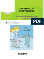 Tema 07. ANESTESICOS ENDOVENOSOS