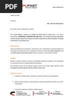 Carta de Presentacion Senati