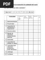 PDF Cualidades Del Coach Cuestionario