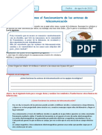 FICHA Conocemos El Funcionamiento de Las Antenas