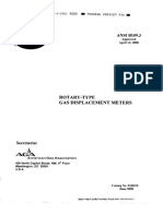 ANSI B109.3 Rotary-Tipe Gas Displacement Meters