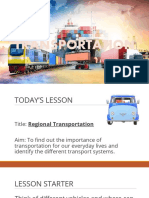 3.13 Regional Transportation