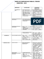 Matriz de Necesidades de Aprendizaje 6to A