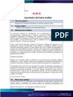 Guía 8 Comprensión Del Tema Auditar, Transportes