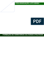 2 - Formação de Territórios Culturais e Políticos - Pós-Graduação